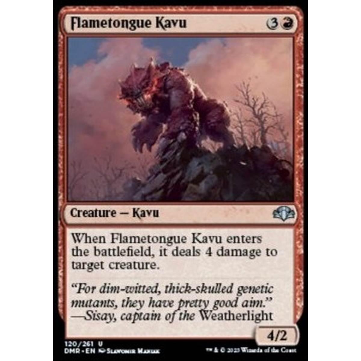 Flametongue Kavu - Flametongue Kavu - [DMR][NM] [Foil]
