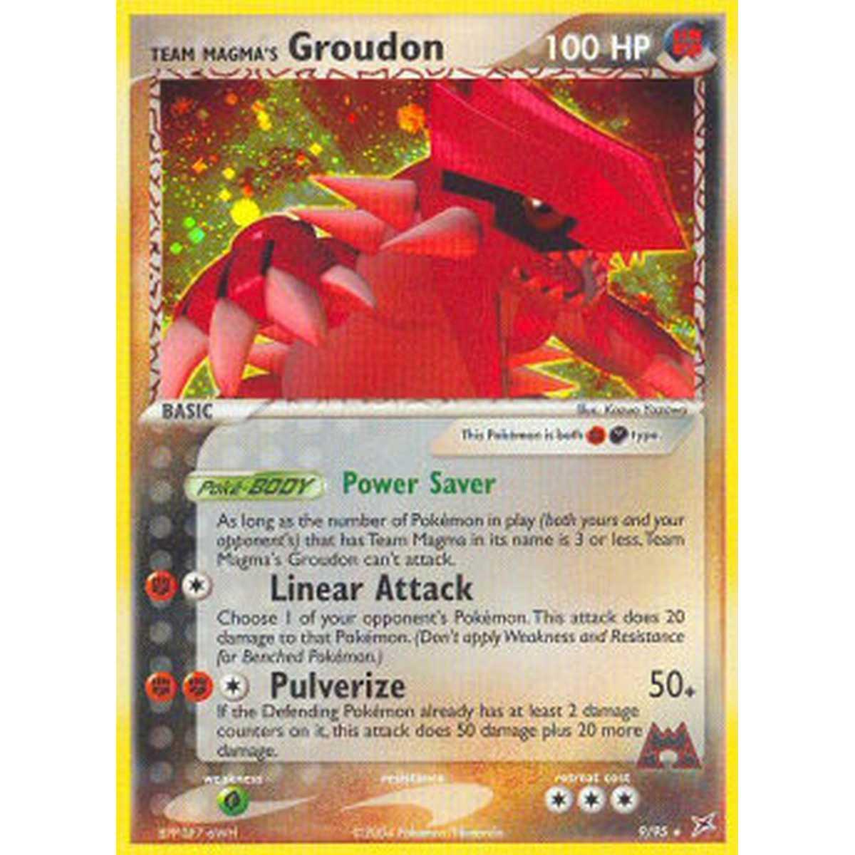 Team Magma's Groudon  - Team Magma's Groudon  - [MA][EX]