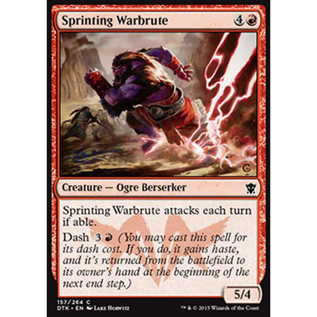 Sprinting Warbrute - Bruto Bellicoso Scattante - [DTK] [NM]