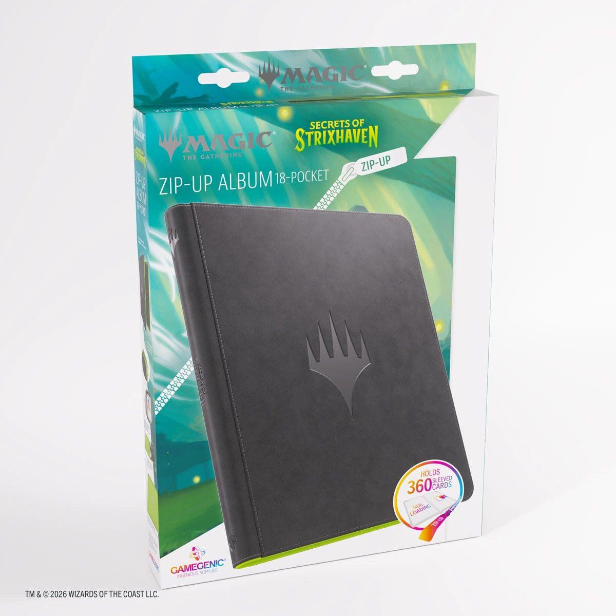 Raccoglitore Binder Zippered 9 Tasche Strixhaven - Black / Green