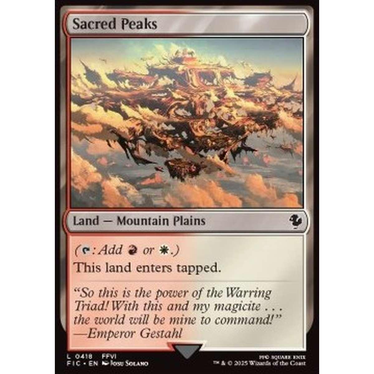 Sacred Peaks - Sacred Peaks - [FIC][NM]