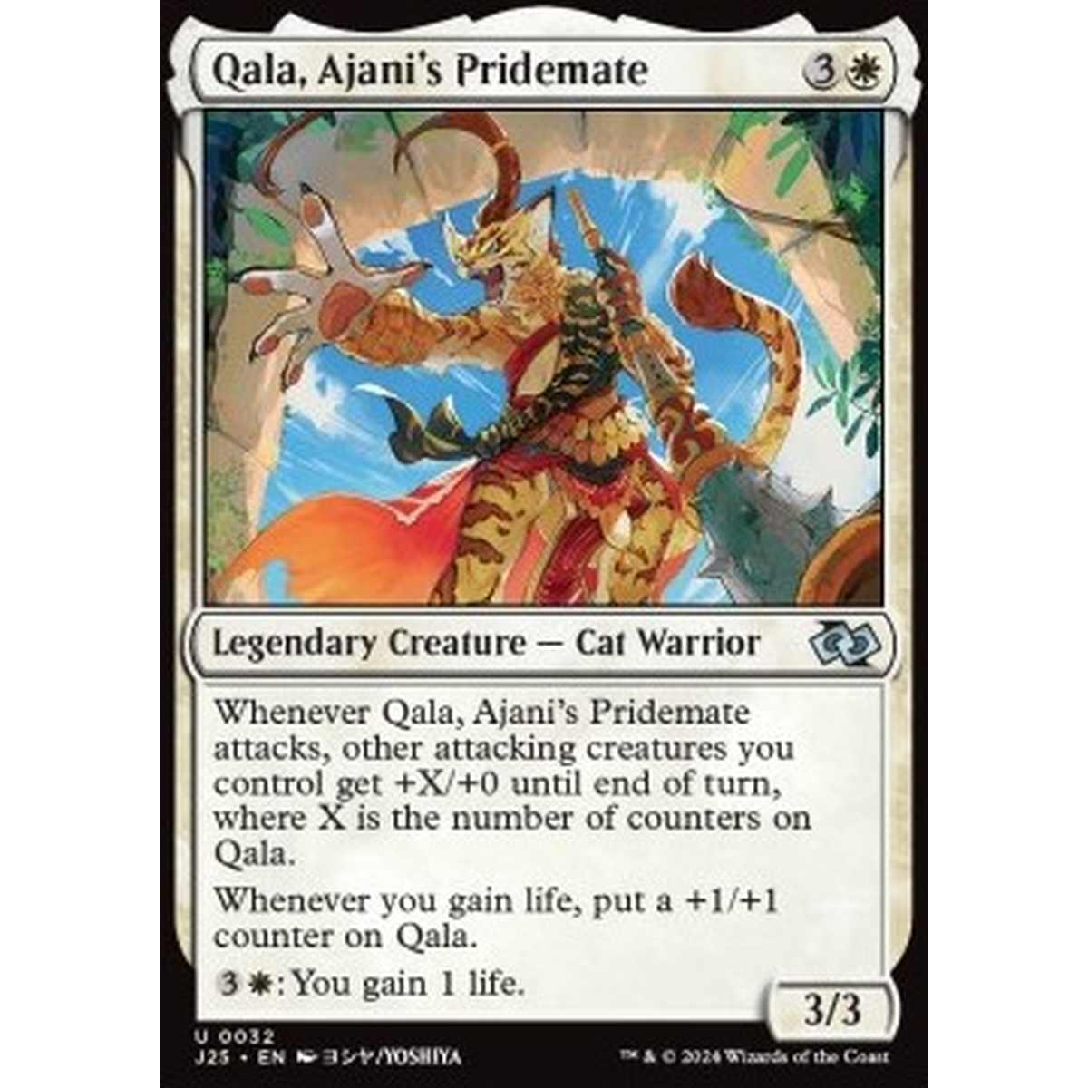 Qala, Ajani's Pridemate - Qala, Ajani's Pridemate - [J25][NM]