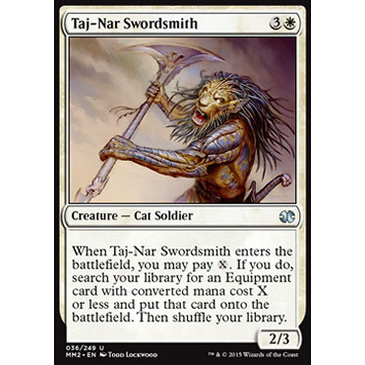 Taj-Nar Swordsmith - Taj-Nar Swordsmith - [MM2][EX]