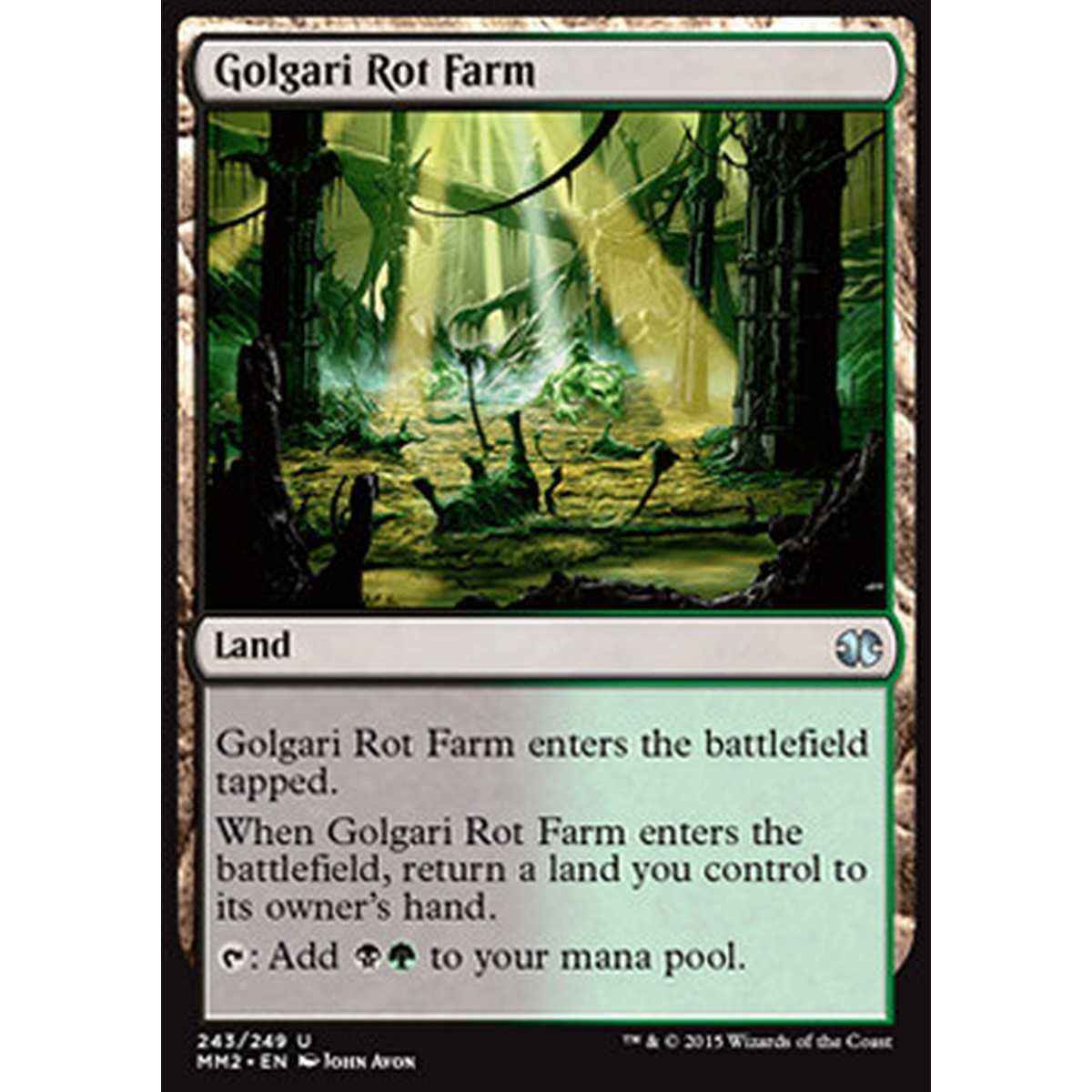 Golgari Rot Farm - Golgari Rot Farm - [MM2][EX]