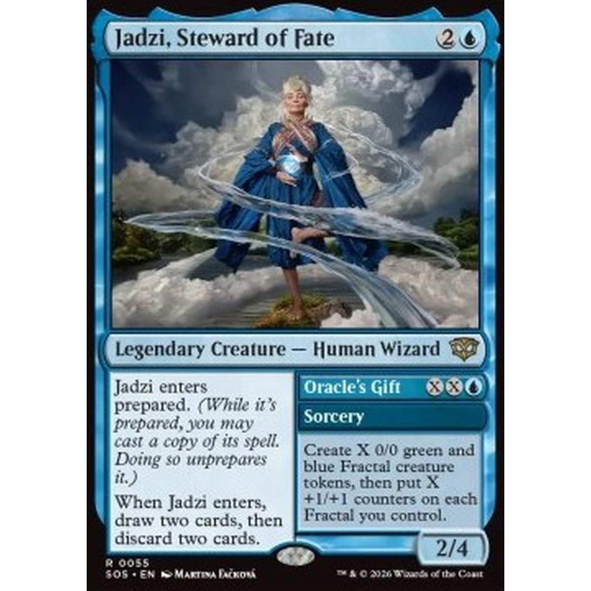 Jadzi, Steward of Fate // Oracle's Gift - Jadzi, Guardiana del Fato // Dono dell'Oracolo - [SOS][NM]
