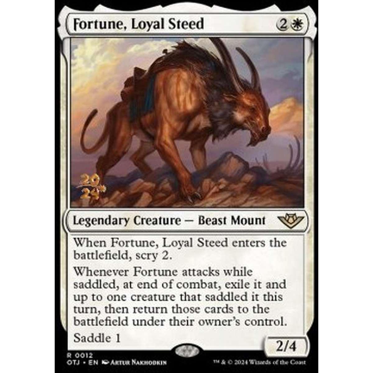 Fortune, Loyal Steed (V.1) - Fato, Destriero Leale (V.1) - [POTJ][NM] [Foil]