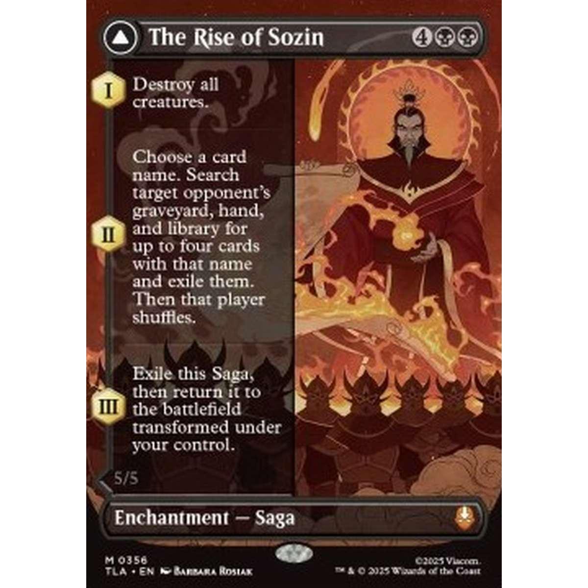 The Rise of Sozin // Fire Lord Sozin - L'Ascesa di Sozin // Signore del Fuoco Sozin - [XTLA][NM]