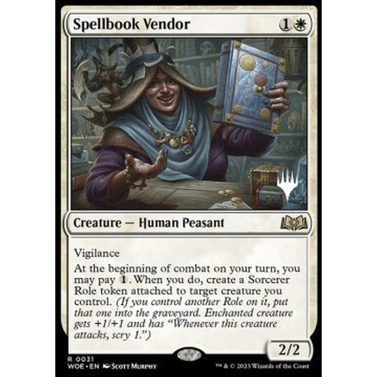 Spellbook Vendor (V.2) - Venditrice di Libri degli Incantesimi (V.2) - [PWOE][NM] [Foil]