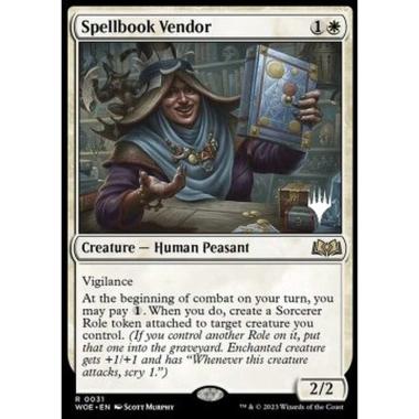 Spellbook Vendor (V.2) - Venditrice di Libri degli Incantesimi (V.2) - [PWOE][NM] [Foil]