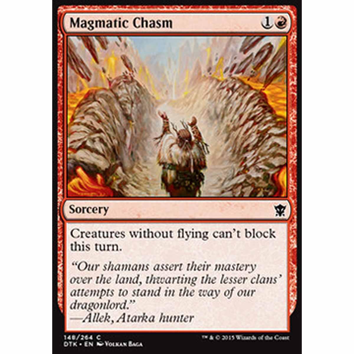 Magmatic Chasm - Baratro di Magma - [DTK] [NM]