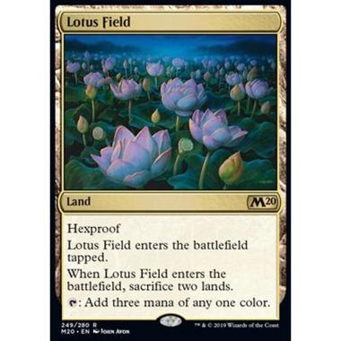 Lotus Field - Campo di Loto - [M20][EX] [Foil]
