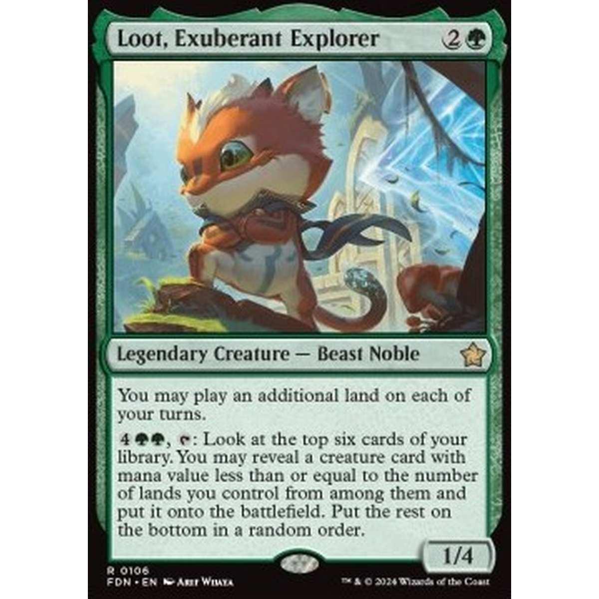 Loot, Exuberant Explorer - Bottino, Esploratore Esuberante - [FDN][NM]