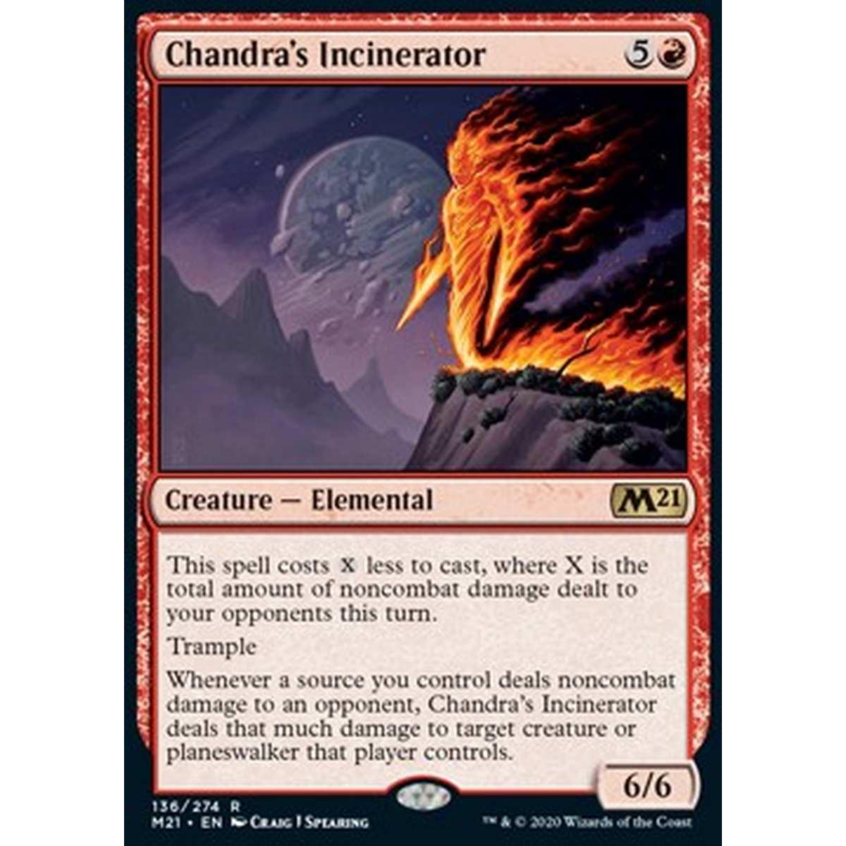 Chandra's Incinerator - Chandra's Incinerator - [M21][EX] [Foil]