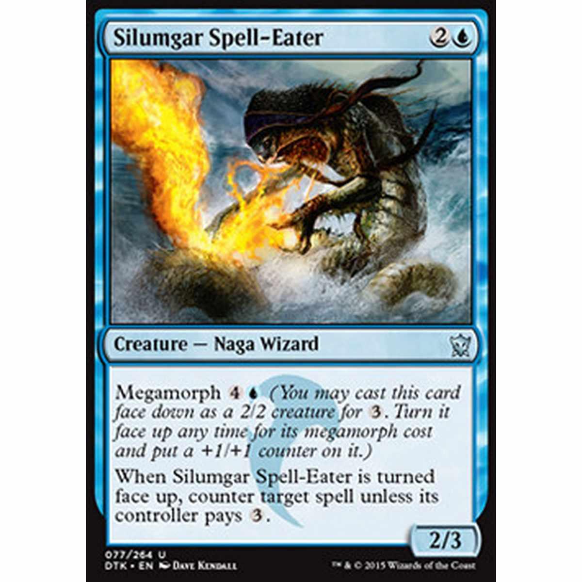Silumgar Spell-Eater - Divoramagie Silumgar - [DTK] [NM]