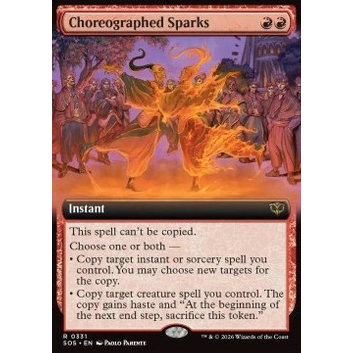 Choreographed Sparks - Choreographed Sparks - [XSOS][NM] [Foil]
