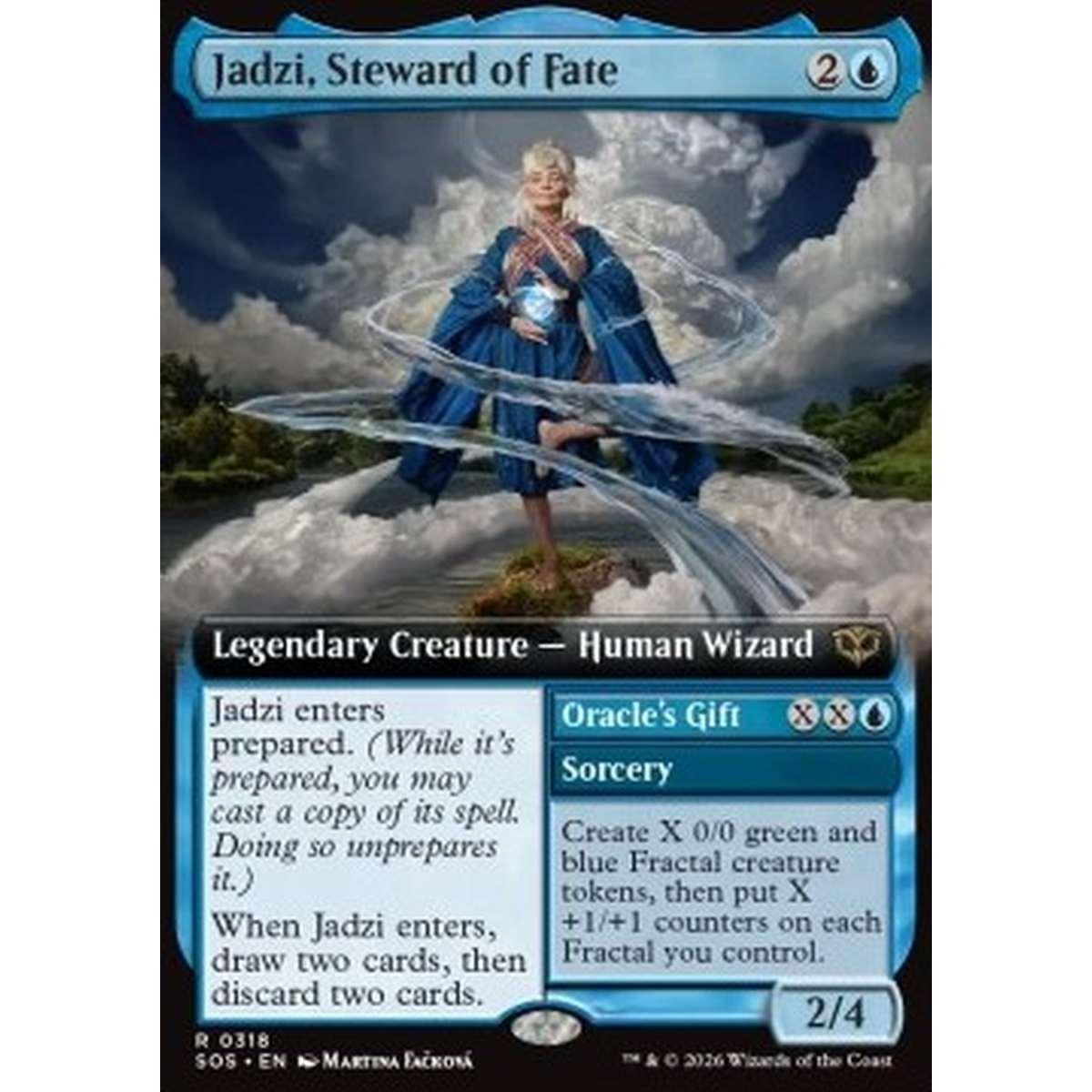 Jadzi, Steward of Fate // Oracle's Gift - Jadzi, Steward of Fate // Oracle's Gift - [XSOS][NM] [Foil]