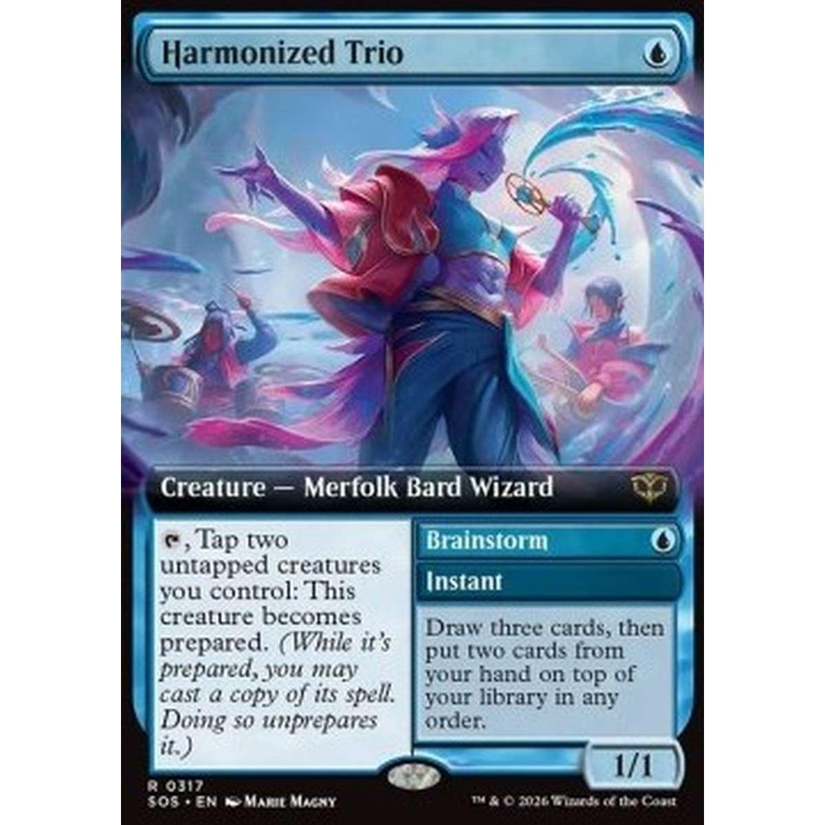 Harmonized Trio // Brainstorm - Harmonized Trio // Brainstorm - [XSOS][NM] [Foil]