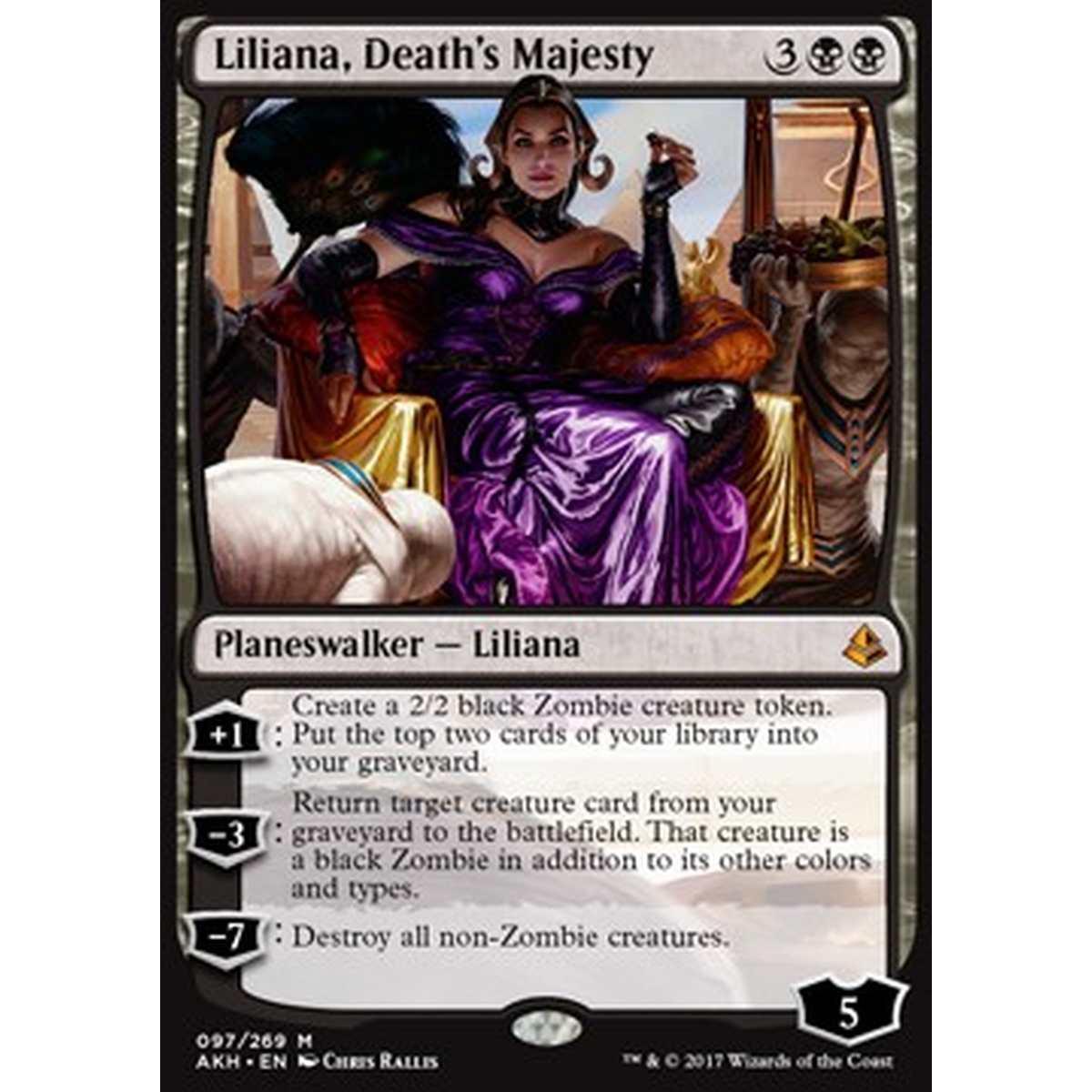 Liliana, Death's Majesty - Liliana, Death's Majesty - [AKH][EX]