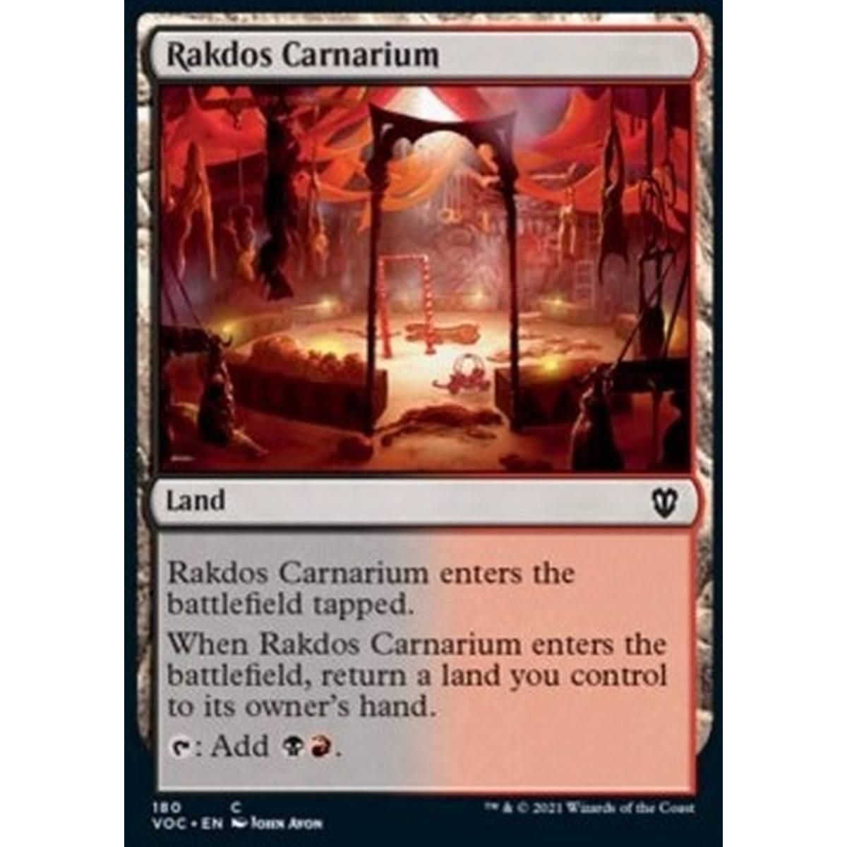 Rakdos Carnarium - Carnario Rakdos - [VOC][NM]