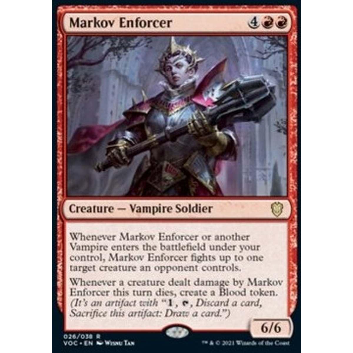 Markov Enforcer (V.1) - Esecutrice Markov (V.1) - [VOC][NM]