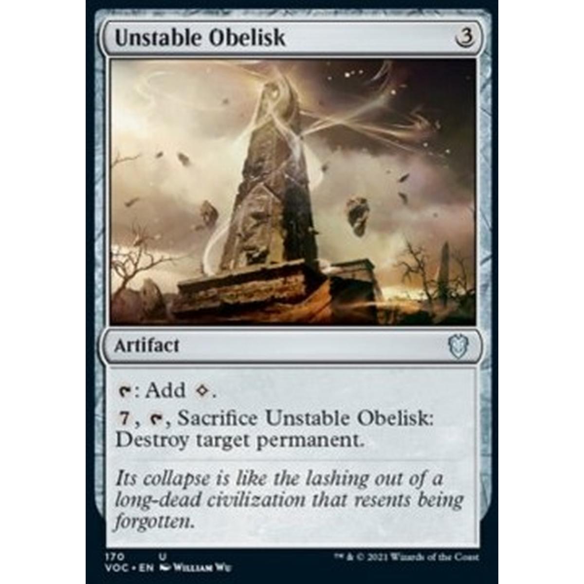 Unstable Obelisk - Obelisco Instabile - [VOC][NM]
