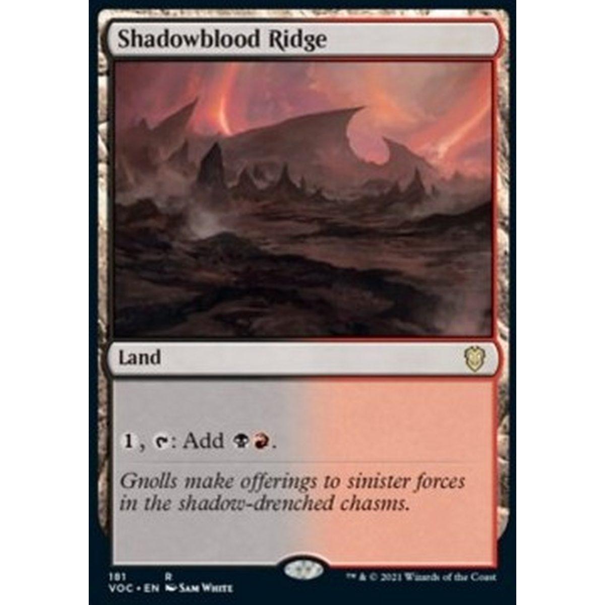 Shadowblood Ridge - Costa di Sangueombra - [VOC][NM]