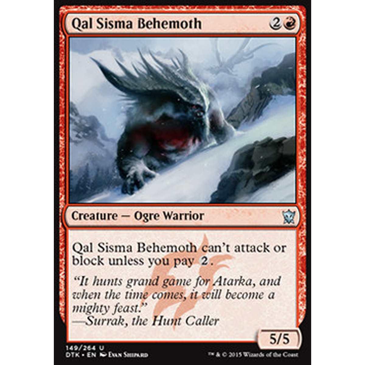 Qal Sisma Behemoth - Behemoth di Qal Sisma - [DTK] [NM]