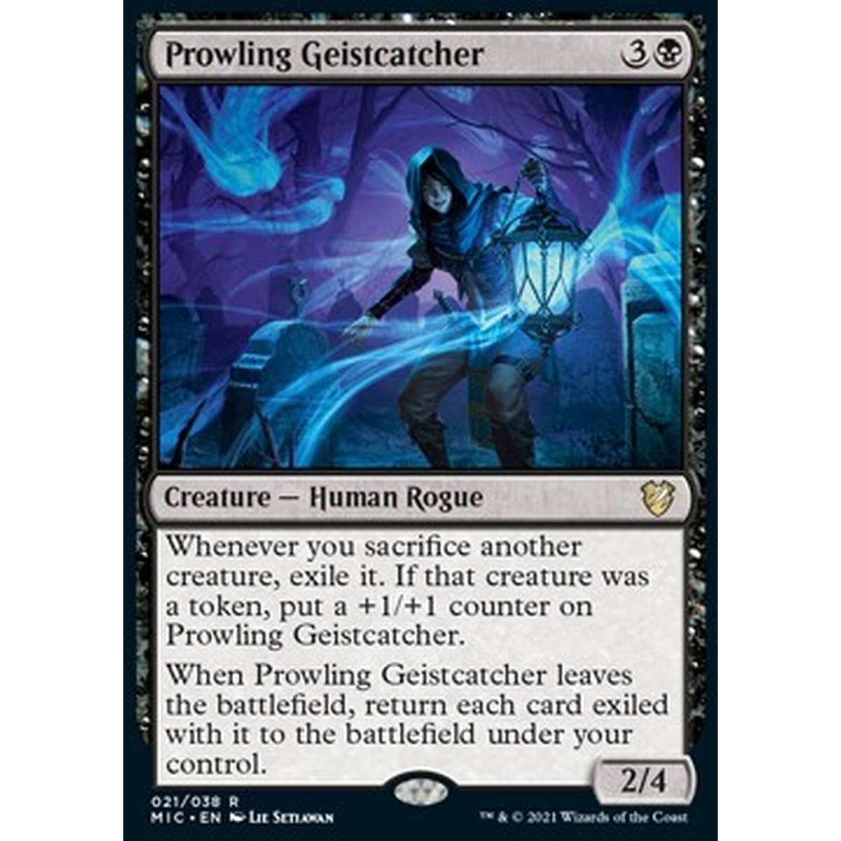 Prowling Geistcatcher (V.1) - Catturageist in Agguato (V.1) - [MIC][NM]
