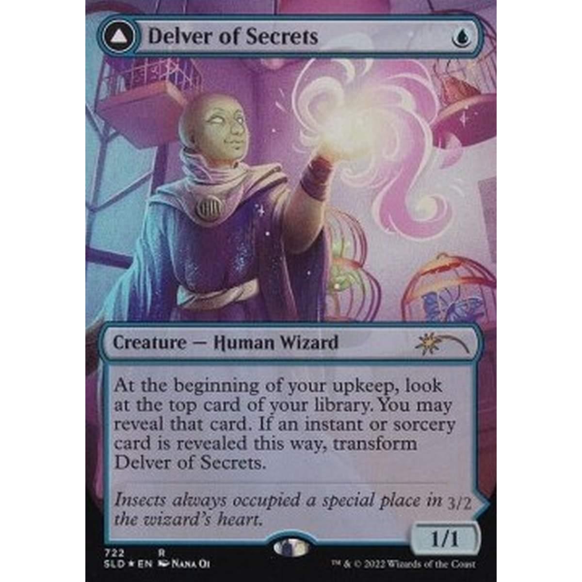 Delver of Secrets / Insectile Aberration - Delver of Secrets / Insectile Aberration - [SLD][NM] [Foil]