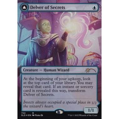 Delver of Secrets / Insectile Aberration - Delver of Secrets / Insectile Aberration - [SLD][NM] [Foil]