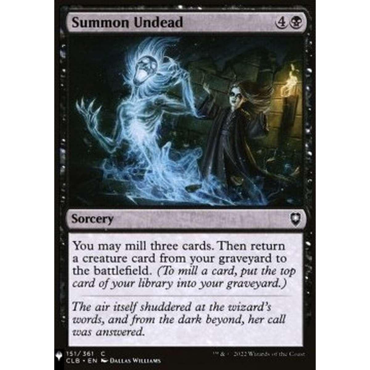 Summon Undead - Summon Undead - [MB2R][NM]