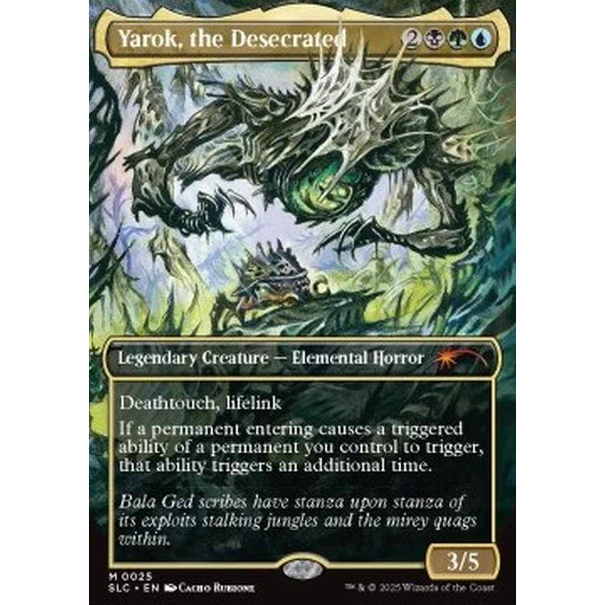 Yarok, the Desecrated (V.1) - Yarok, the Desecrated (V.1) - [SLCCK][NM] [Foil]