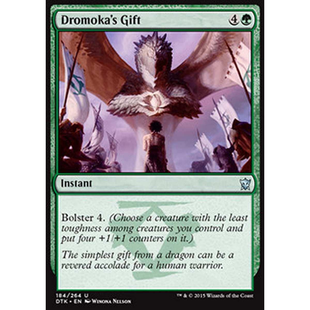 Dromoka's Gift - Dono di Dromoka - [DTK] [NM]