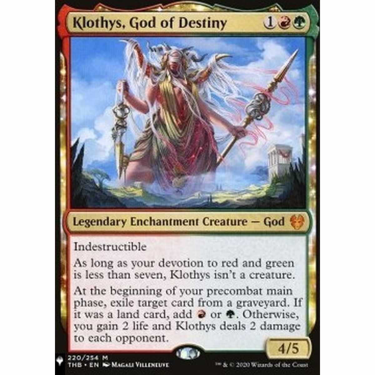 Klothys, God of Destiny - Klothys, God of Destiny - [MB2R][NM]