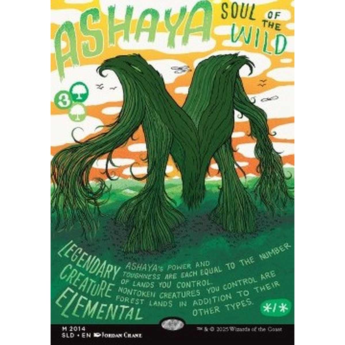 Ashaya, Soul of the Wild - Ashaya, Soul of the Wild - [SLDBV][NM] [Foil]