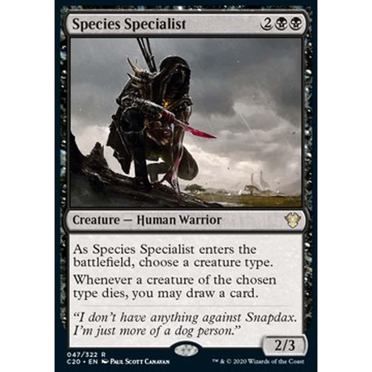Species Specialist - Specialista della Specie - [C20][NM]