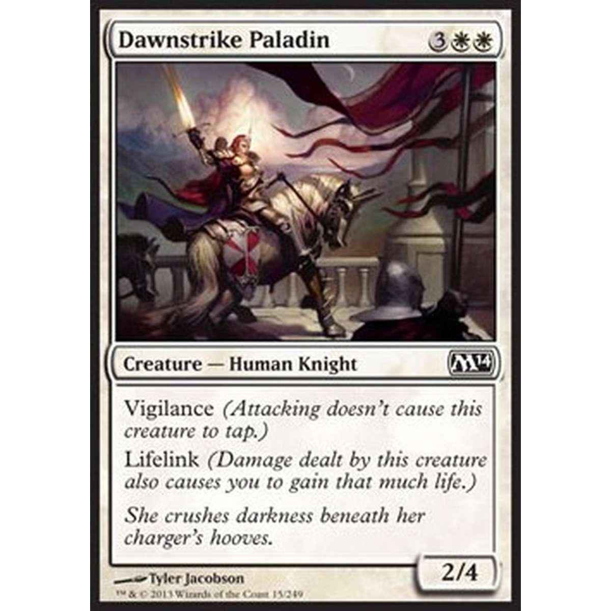 Dawnstrike Paladin - Paladina dell'Alba - [M14][NM] [Foil]
