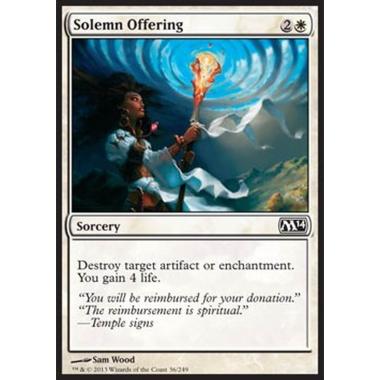 Solemn Offering - Solemn Offering - [M14][EX] [Foil]