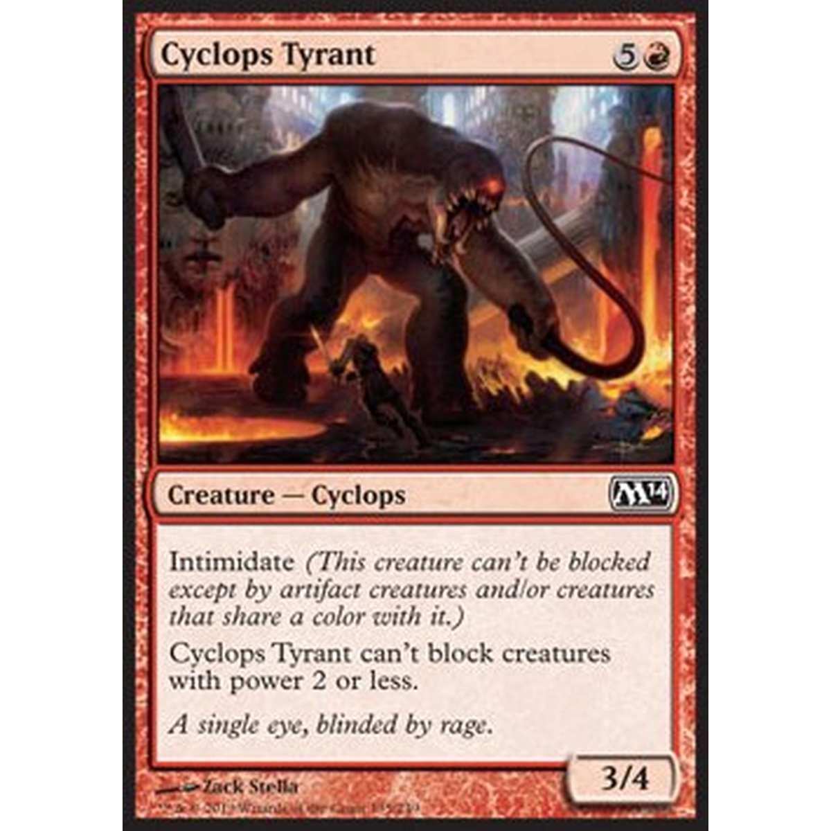 Cyclops Tyrant - Ciclope Tiranno - [M14][EX] [Foil]