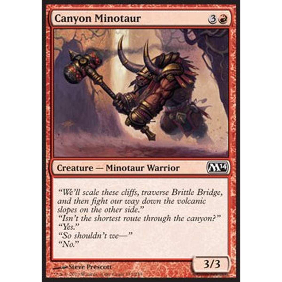Canyon Minotaur - Minotauro del Canyon - [M14][EX] [Foil]