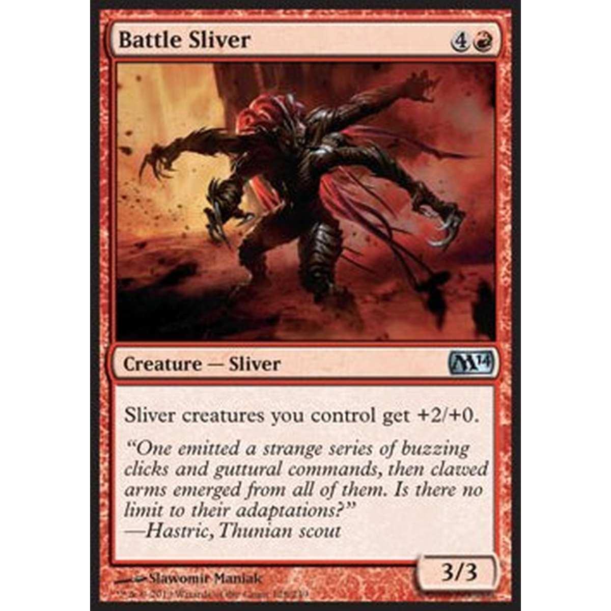 Battle Sliver - Tramutante da Battaglia - [M14][EX] [Foil]