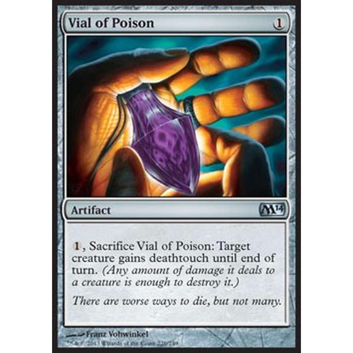Vial of Poison - Fiala di Veleno - [M14][EX] [Foil]