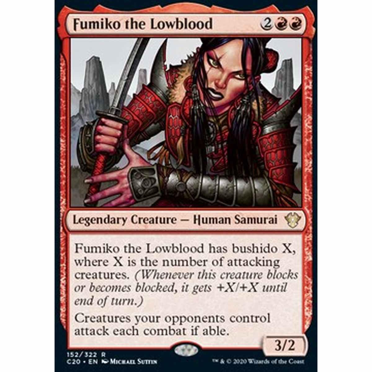 Fumiko the Lowblood - Fumiko Sanguepovero - [C20][NM]