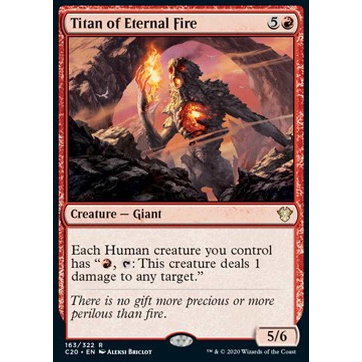 Titan of Eternal Fire - Titano del Fuoco Eterno - [C20][NM]