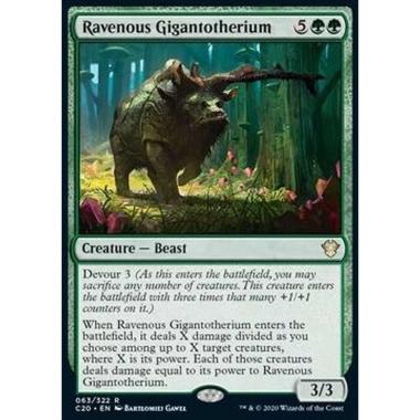 Ravenous Gigantotherium - Gigantoterio Famelico - [C20][NM]