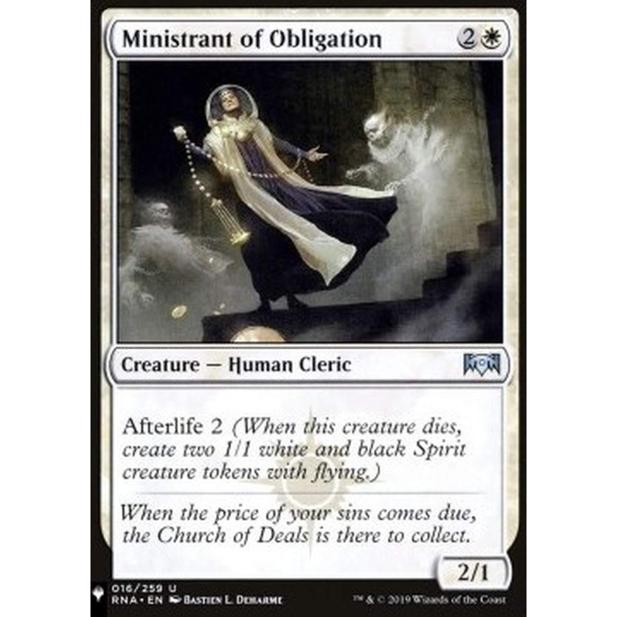 Ministrant of Obligation - Ministrant of Obligation - [MB2R][EX]