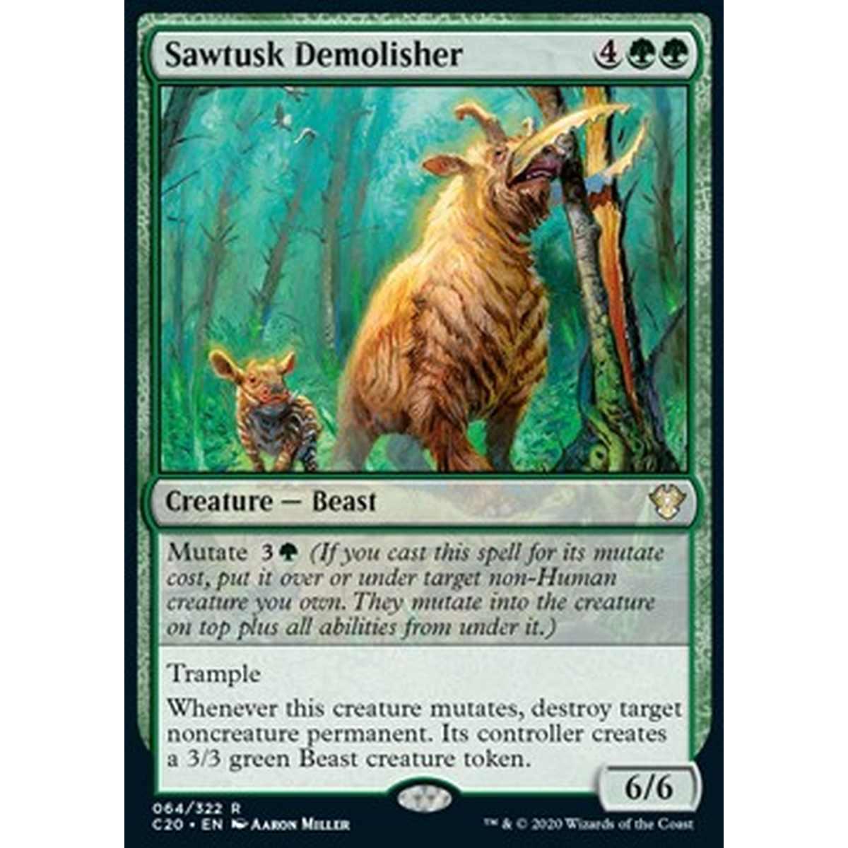 Sawtusk Demolisher - Demolitore Zannafalce - [C20][NM]