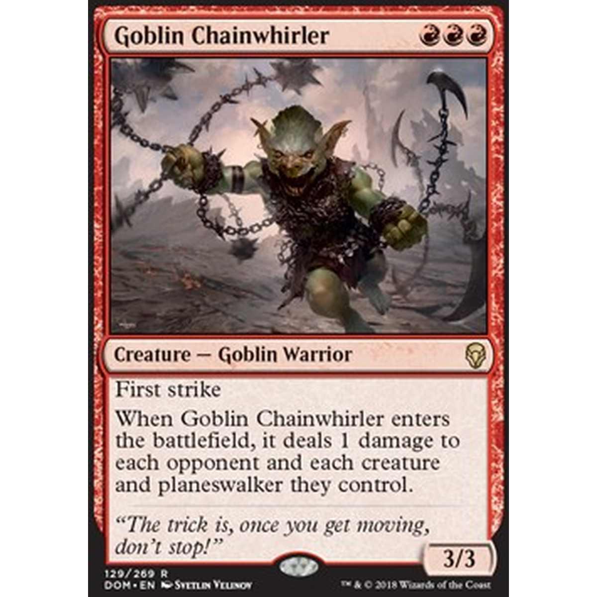 Goblin Chainwhirler - Goblin Lanciacatene - [DOM][EX]