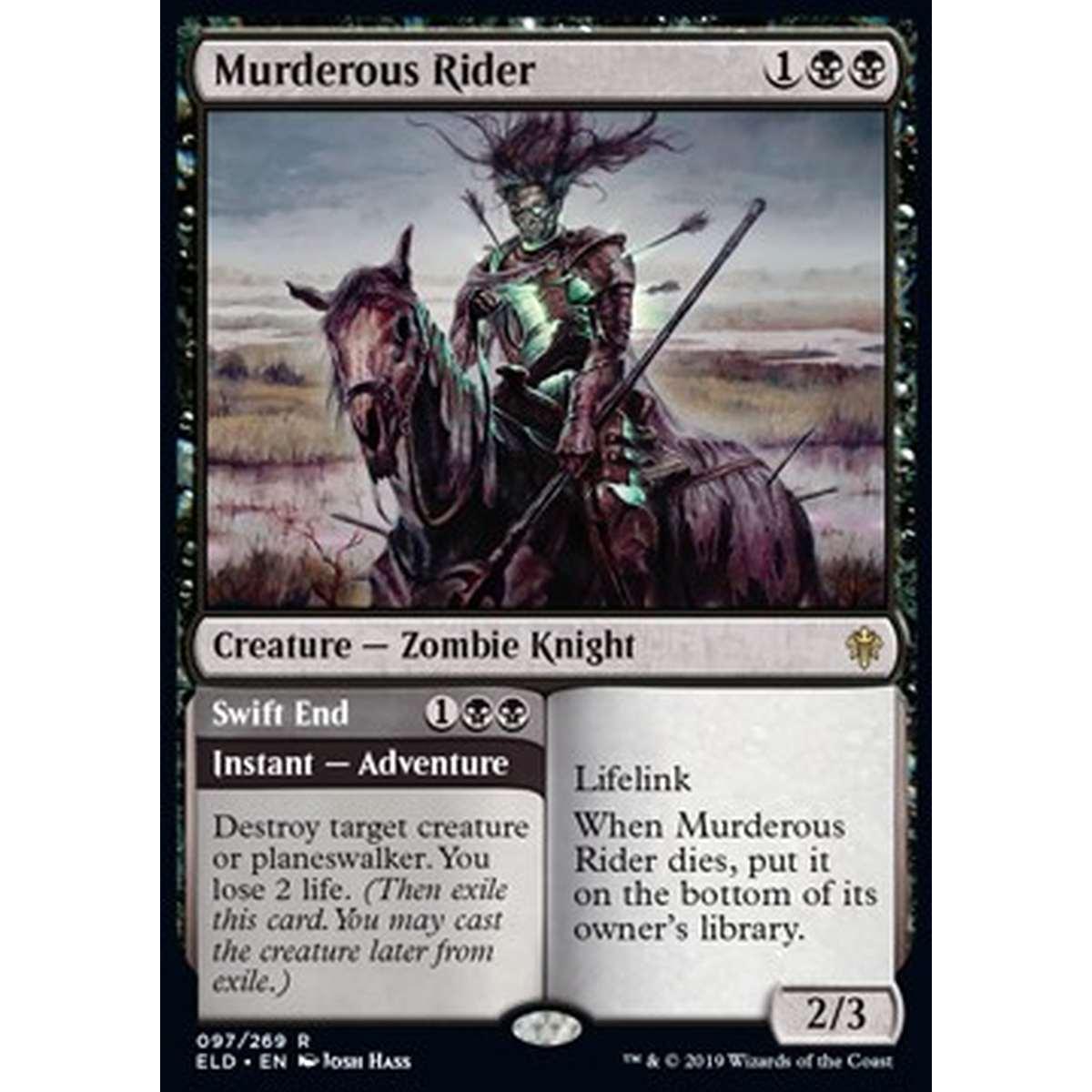 Murderous Rider // Swift End - Murderous Rider // Swift End - [ELD][EX]