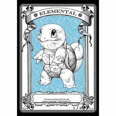 Elemental Token (Blue 1/0) (V.3) - Elemental Token (Blue 1/0) (V.3) - [RKP][EX]